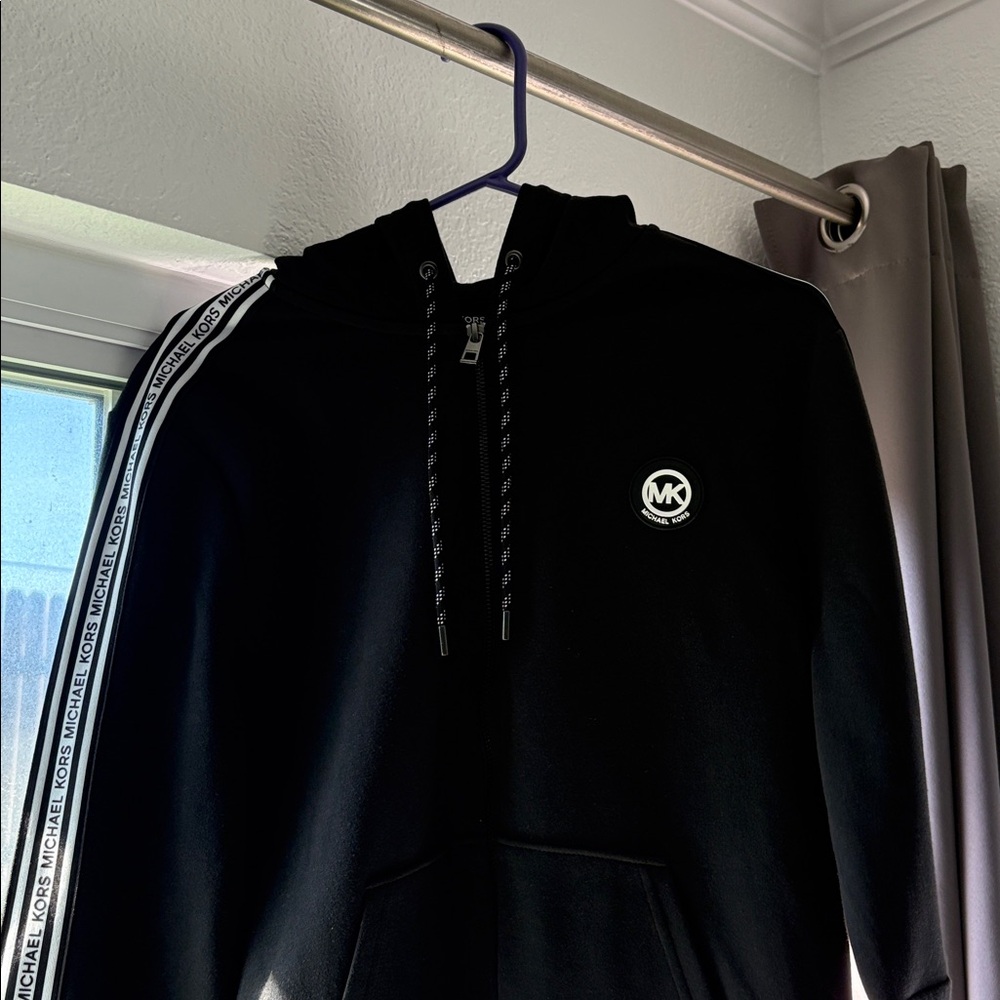 Michael Kors NWT Black Zip-Up Jacket - Picture 7 of 10